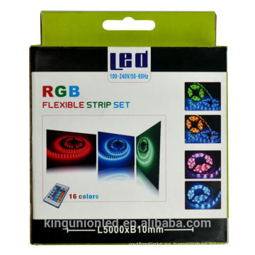 Kingunion Iluminación Blister Kit RGB 5050/3528/3014 5M LED Strip Light